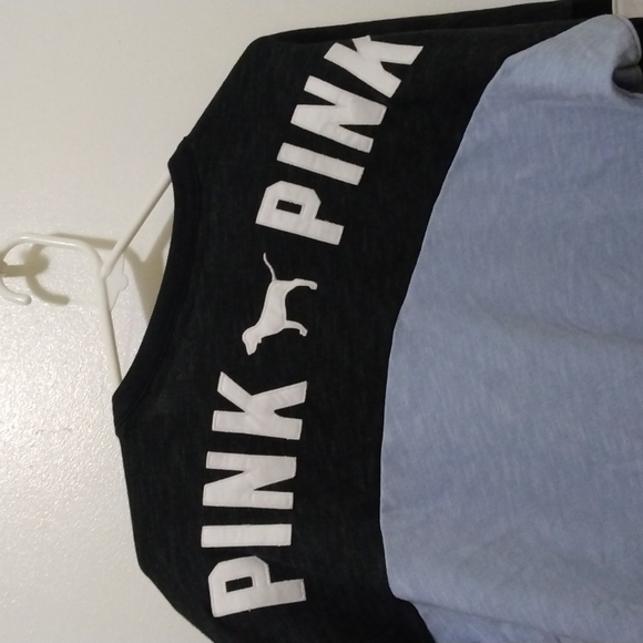 New Pink Victoria's Secret S/P Blue Sweatshirt tags *Send us your Offer Now* - Picture 4 of 5